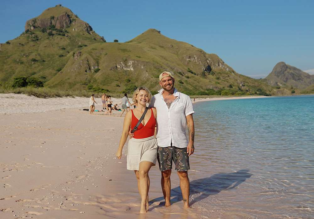 Pink Beach Komodo Couple Trip